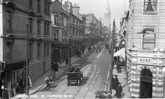 Glass Negative. View up London Road